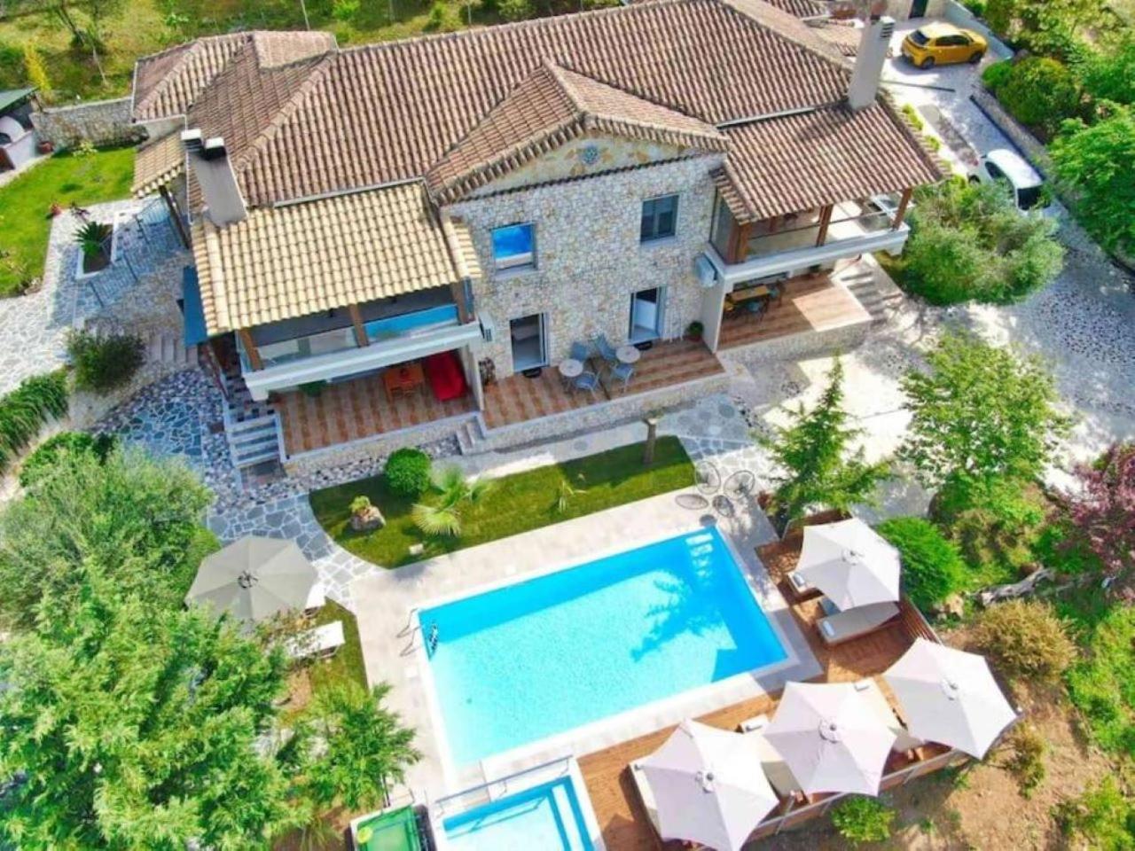 Villa Petra House Áno Korakiána Exterior foto